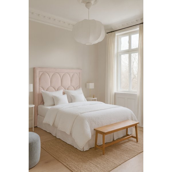 Bianca snggavel 160 cm - Grbeige (Sammet)