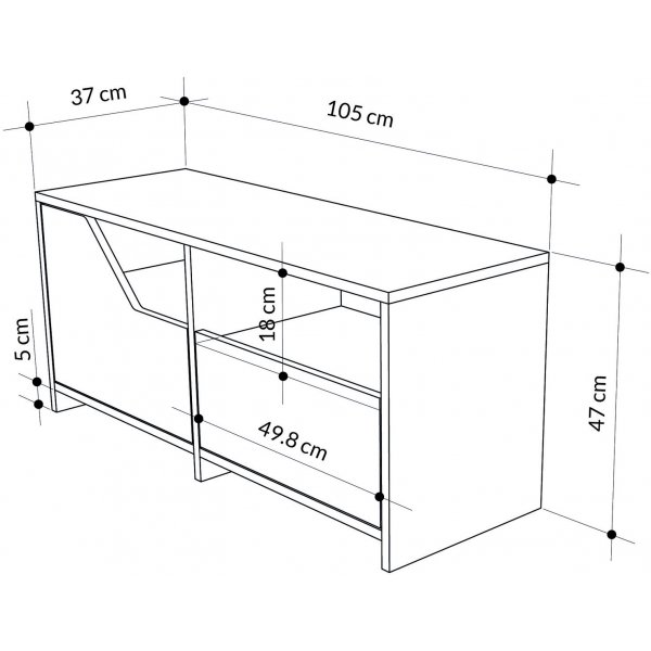 Banc d\\\'entrée Nexus - Chêne/blanc Banc d\\\'entrée Nexus - Chêne/blanc