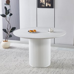 Sandö matbord Ø120 cm - Vit / Terzzo Sandö matbord Ø120 cm - Vit / Terzzo