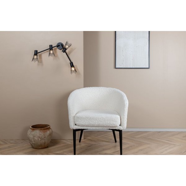 Nysttra vgglampa 4 - Svart