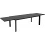 Breda matbord 200-320 cm - Svart