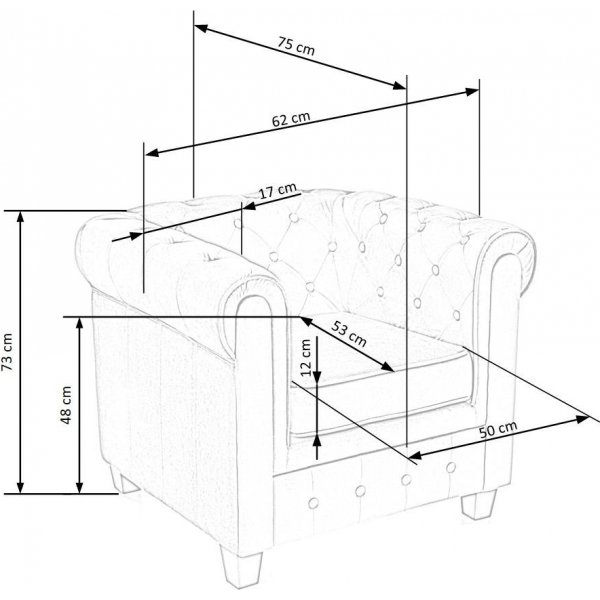 Fauteuil Eriksen - Gris Fauteuil Eriksen - Gris