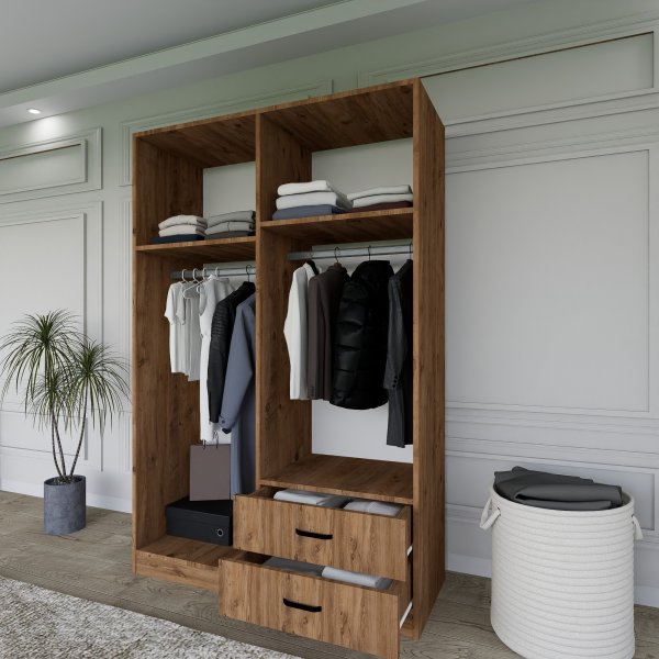 Armoire de 120 cm de large et 180 cm de haut Armoire de 120 cm de large et 180 cm de haut