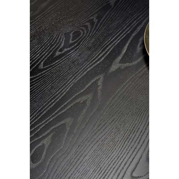 Table à manger Liam Ø120 cm - Noir/or Table à manger Liam Ø120 cm - Noir/or