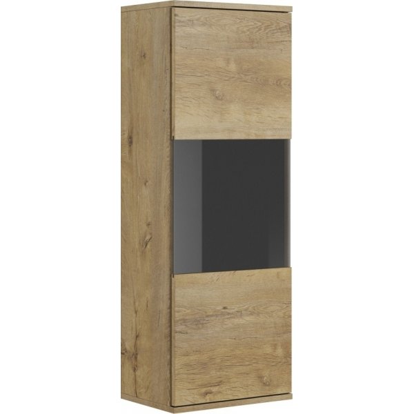 Intel vitrinskp 110 cm - Ek/svart