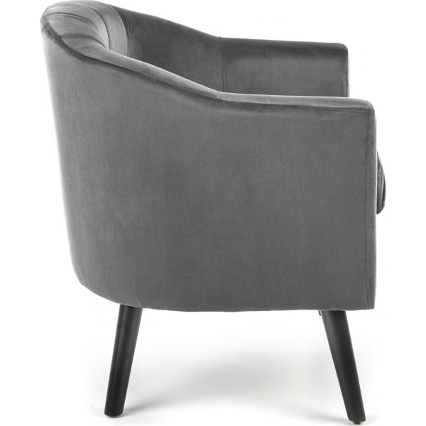 Fauteuil Aric - Gris/noir Fauteuil Aric - Gris/noir
