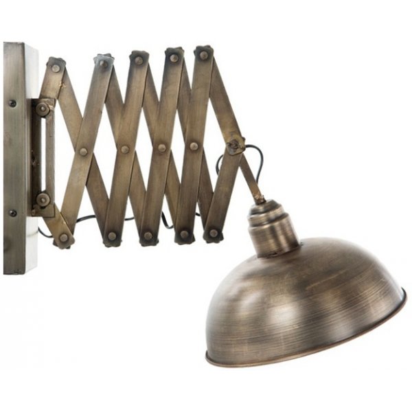 Boston Vgglampa - Antik mssing