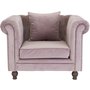 Churchill chesterfieldftlj - Rosa sammet