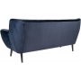 Monte 3-sits soffa - Mrkbl/svart