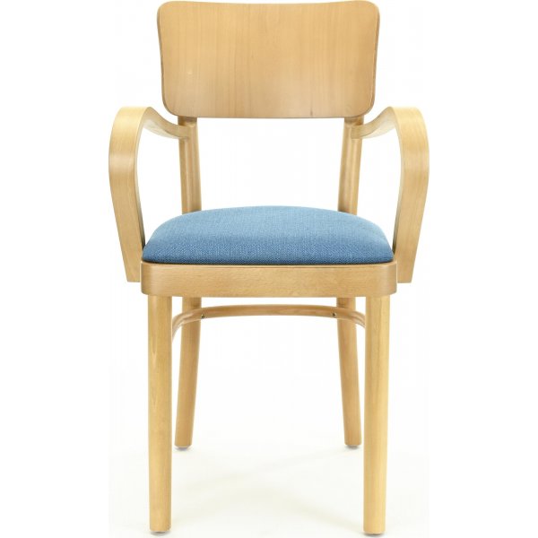 Fauteuil Novo avec assise rembourrée - Couleur du revêtement et du cadre au choix Fauteuil Novo avec assise rembourrée - Couleur du revêtement et du cadre au choix