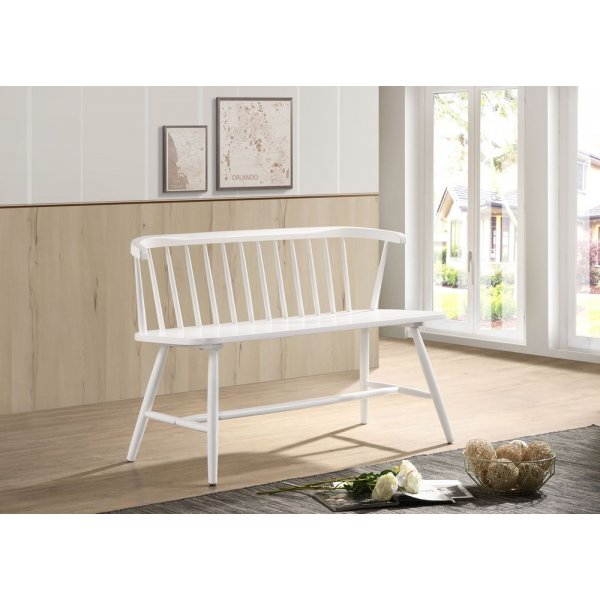 Pinnsoffa kökssoffa vit - Fårö Pinnsoffa kökssoffa vit - Fårö