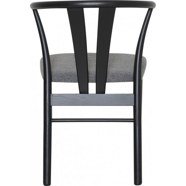 Chaise de salle  manger Jive - Gris/noir