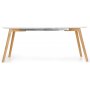 Winthrop utdragbart matbord 150-200 cm - Vit/ek
