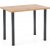 Table  manger Buno 90 cm - Chne Wotan/noir