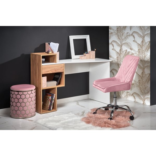 Bureau Spurs 122x57 cm - Chne/blanc