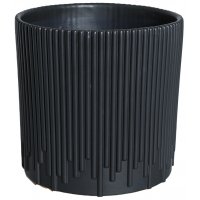Kruka Stavar H22,5 cm - Svart Kruka Stavar H22,5 cm - Svart