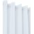 Rideau Diana lot de 2 2 x 140 x 280 cm - Blanc