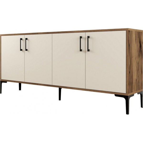 Buffet Kyiv 180 cm - Noyer/crème Buffet Kyiv 180 cm - Noyer/crème