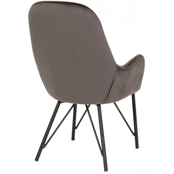 Mickeline barnfåtölj - Grå sammet Mickeline barnfåtölj - Grå sammet