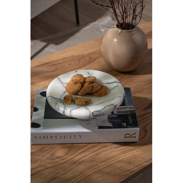 Kakfat i vit marmor från Sicilien Kakfat i vit marmor från Sicilien