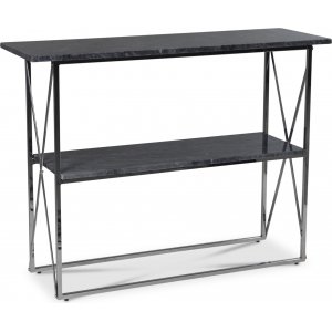 Paladium konsolbord 110 x 35 cm - Krom / Grå marmor Paladium konsolbord 110 x 35 cm - Krom / Grå marmor