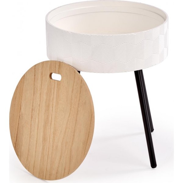 Table basse Théosophie Ø38 cm - Blanc Table basse Théosophie Ø38 cm - Blanc