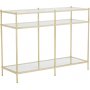Tiffany Inca Avlastningsbord 107 x 38 cm - Mssing + Flckborttagare fr mbler