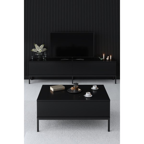 Lord soffbord 90 x 60 cm - Svart Lord soffbord 90 x 60 cm - Svart