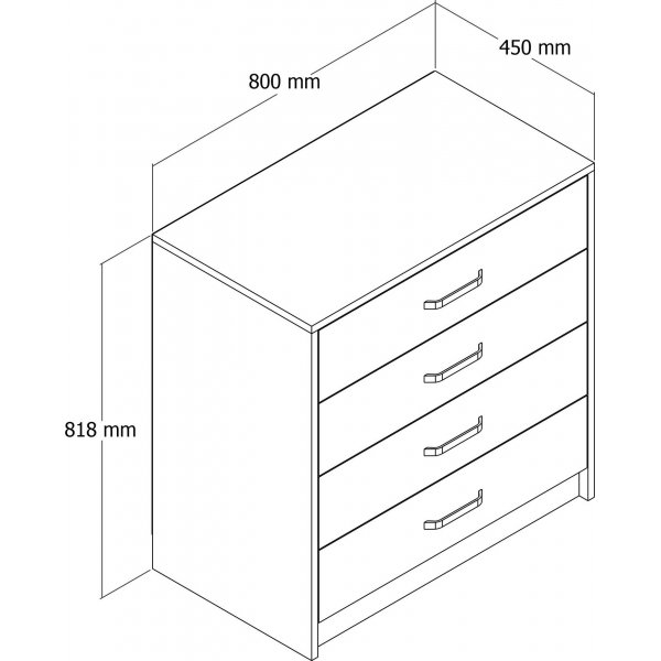 Commode Grande - Noyer