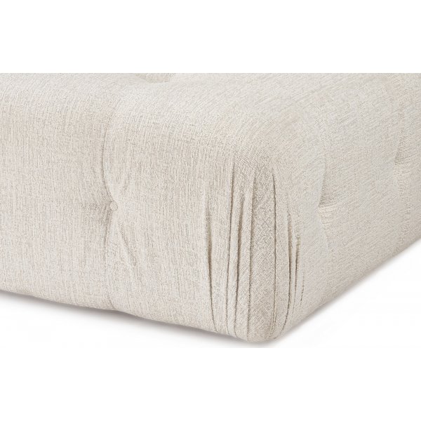 Blanca poef - Gebroken wit