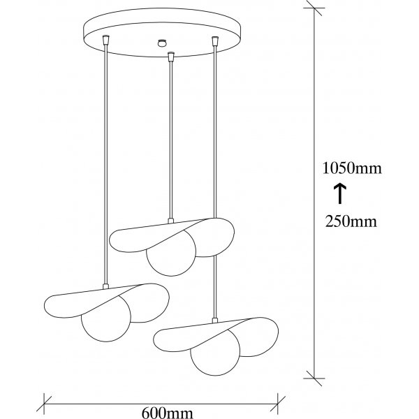 Plafonnier Vatoz 6141 - Noir