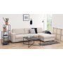 Alisma soffbord 80x80 cm - Svart marmor
