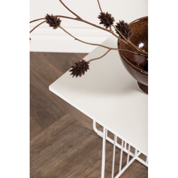 Table basse Dayton 40 x 40 cm - Blanc Table basse Dayton 40 x 40 cm - Blanc