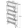 Extra boekenkast - Walnoot