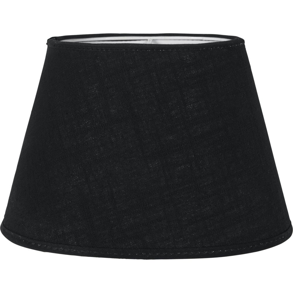Oval Classico lampskärm - Svart - 25 cm - Lampskärmar