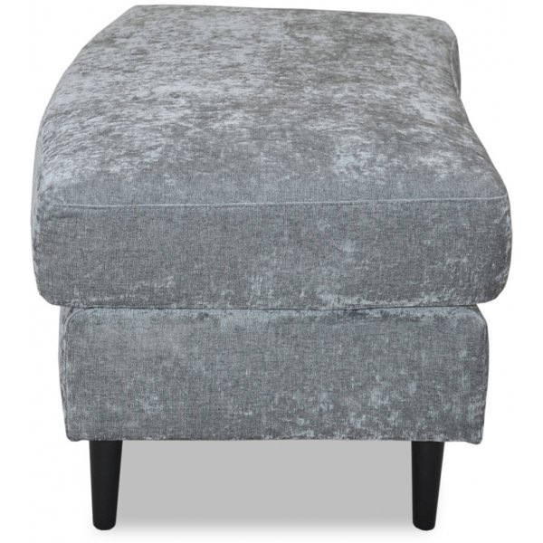 Gotland böjd fotpall - Oxford mörkgrå Gotland böjd fotpall - Oxford mörkgrå