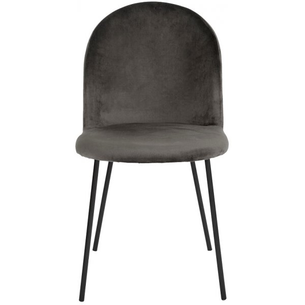 Khloe stol - Grå sammet Khloe stol - Grå sammet