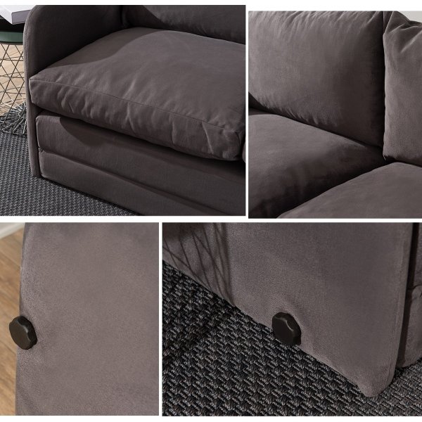 Saga 2-sits bäddsoffa XL - Grå Saga 2-sits bäddsoffa XL - Grå