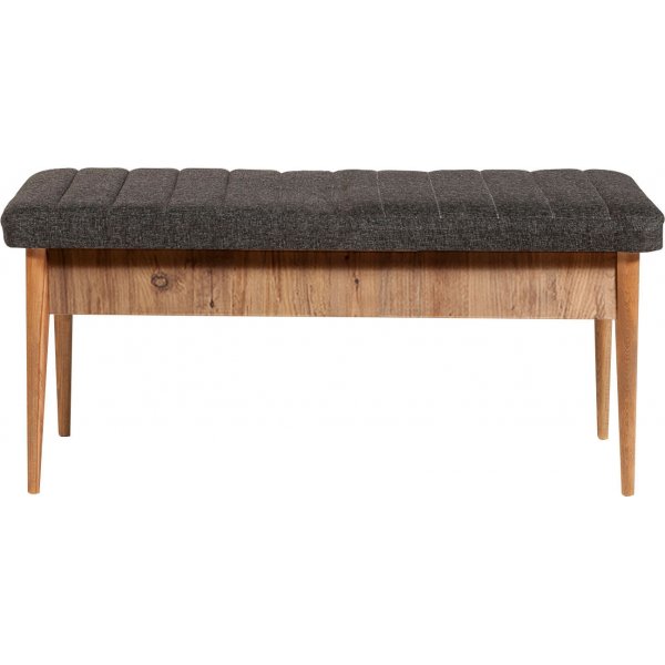 Groupe repas Vina 1053 avec canapé - Pin/anthracite Groupe repas Vina 1053 avec canapé - Pin/anthracite