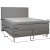 Dream compleet continentaal bed met hoofdbord en zakophanging - 160 x 200 cm - Beige