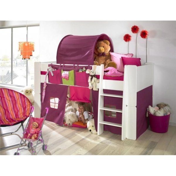 Voor kinderhoogslaper 90 x 200 cm - Zuiver wit