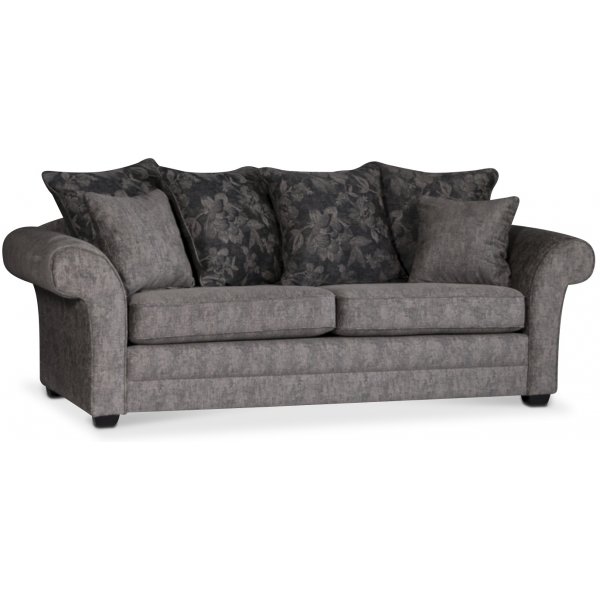 Eriksberg 3-sits soffa - Grå/brunt mönster Eriksberg 3-sits soffa - Grå/brunt mönster