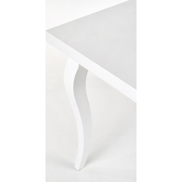 Ammie matbord 140-180 cm - Vit Hgglans