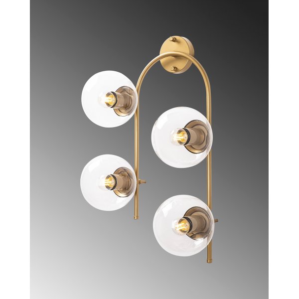 Klenod wandlamp 10600 - Goud