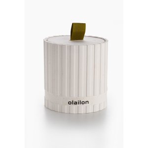 Bougie parfume Sutun - Blanc/vert