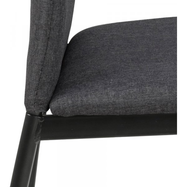 Chaise de salle à manger Demina - Gris foncé Chaise de salle à manger Demina - Gris foncé