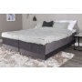 Vansbro sng 180 x 200 cm Fast - Mrkgr sammet