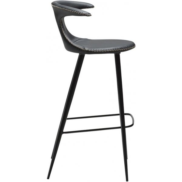 Flair barstol 100,5 cm - Svart läder Flair barstol 100,5 cm - Svart läder