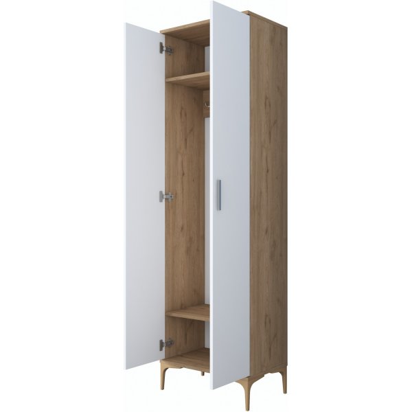 Armoire Esa - Noyer/blanc