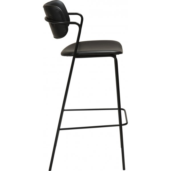 Zed barstol - Svart PU